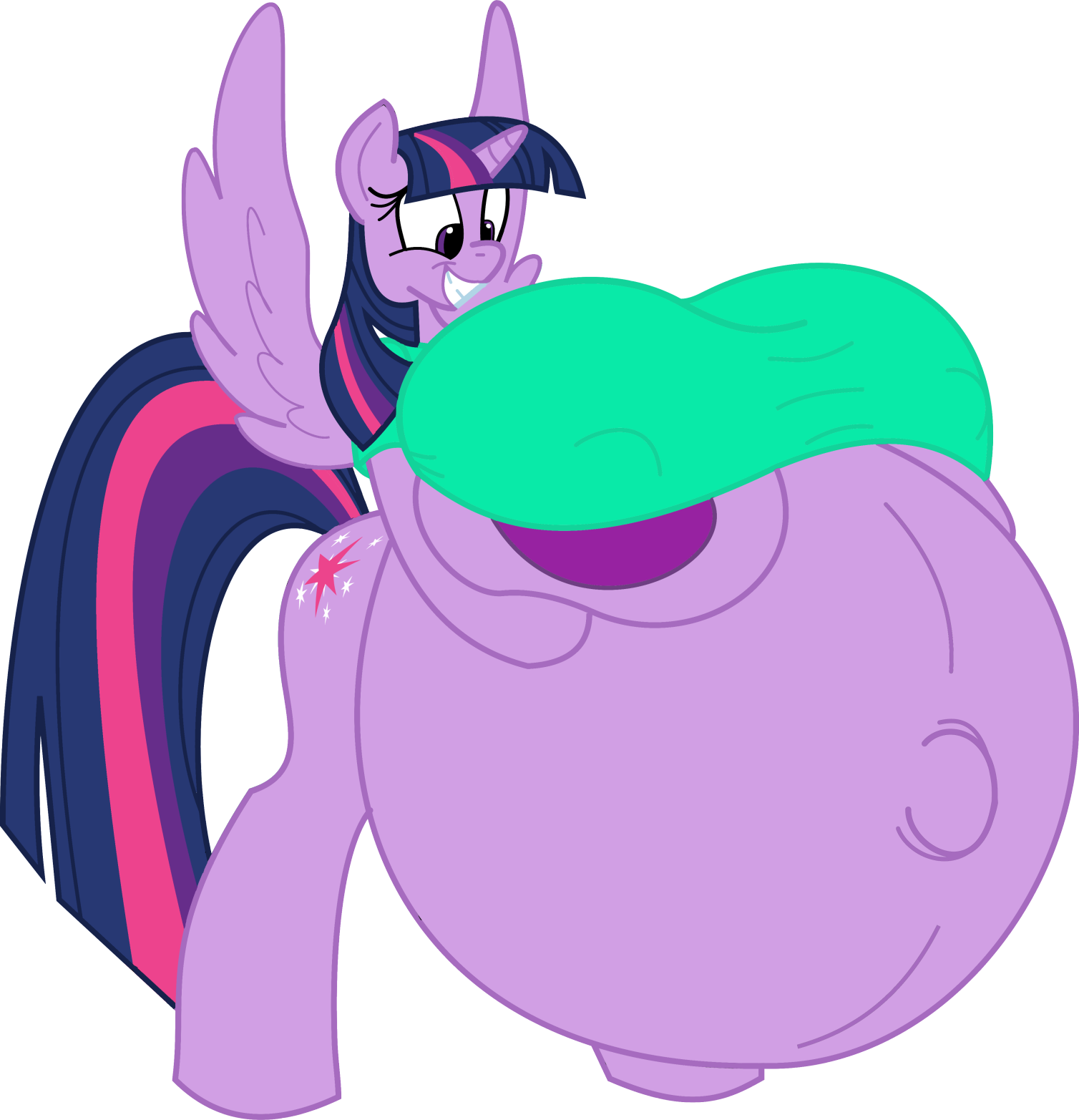 My Little Pony Twilight Sparkle Pregnant - Пони Беременная Рарити Clipart (1508x1565), Png Download