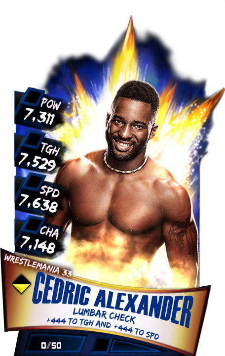 Supercard Cedricalexander S3 Hardened Raw 9527 - Aj Styles Wrestlemania 33 Wwe Supercard Clipart (456x720), Png Download