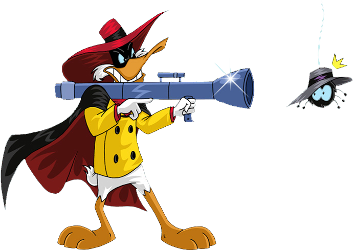 Darkwing Duck - Cartoon Clipart (728x507), Png Download