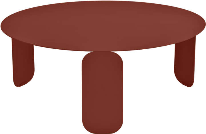 Table Basse Ø 80 Cm Bebop Ocre Rouge - Coffee Table Clipart (760x760), Png Download