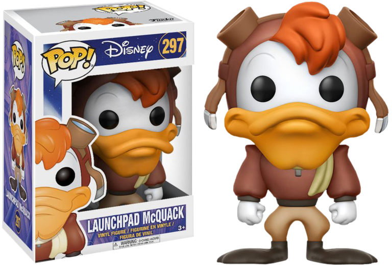 Launchpad Mcquack Pop Vinyl Figure - Funko Pop Darkwing Clipart (768x519), Png Download