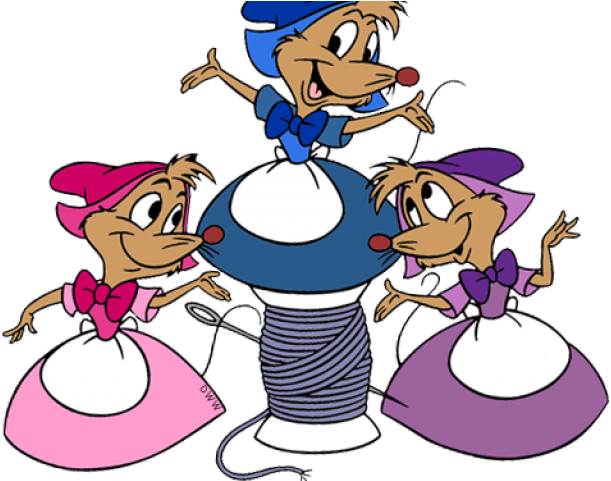 Cinderella Clipart Friend - Cinderella Mice - Png Download (640x480), Png Download
