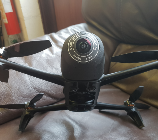 Parrot Bebop 2 Power Fpv Dron 14242 - Helicopter Clipart (600x707), Png Download