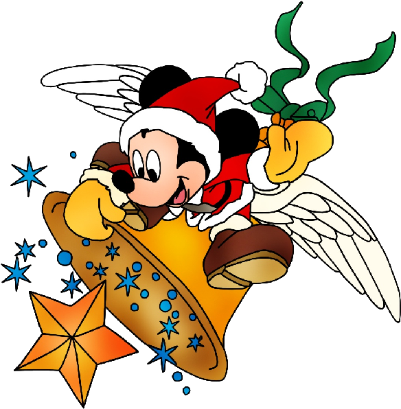 Mickey Mouse Xmas Clip Art Images - Disney World Christmas Clipart - Png Download (600x600), Png Download