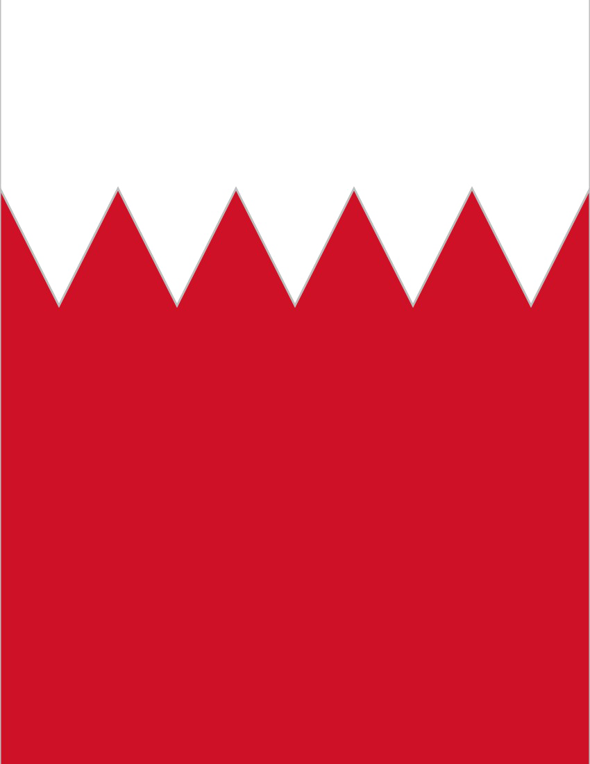 Bahrain Flag Png High-quality Image Clipart (850x1100), Png Download