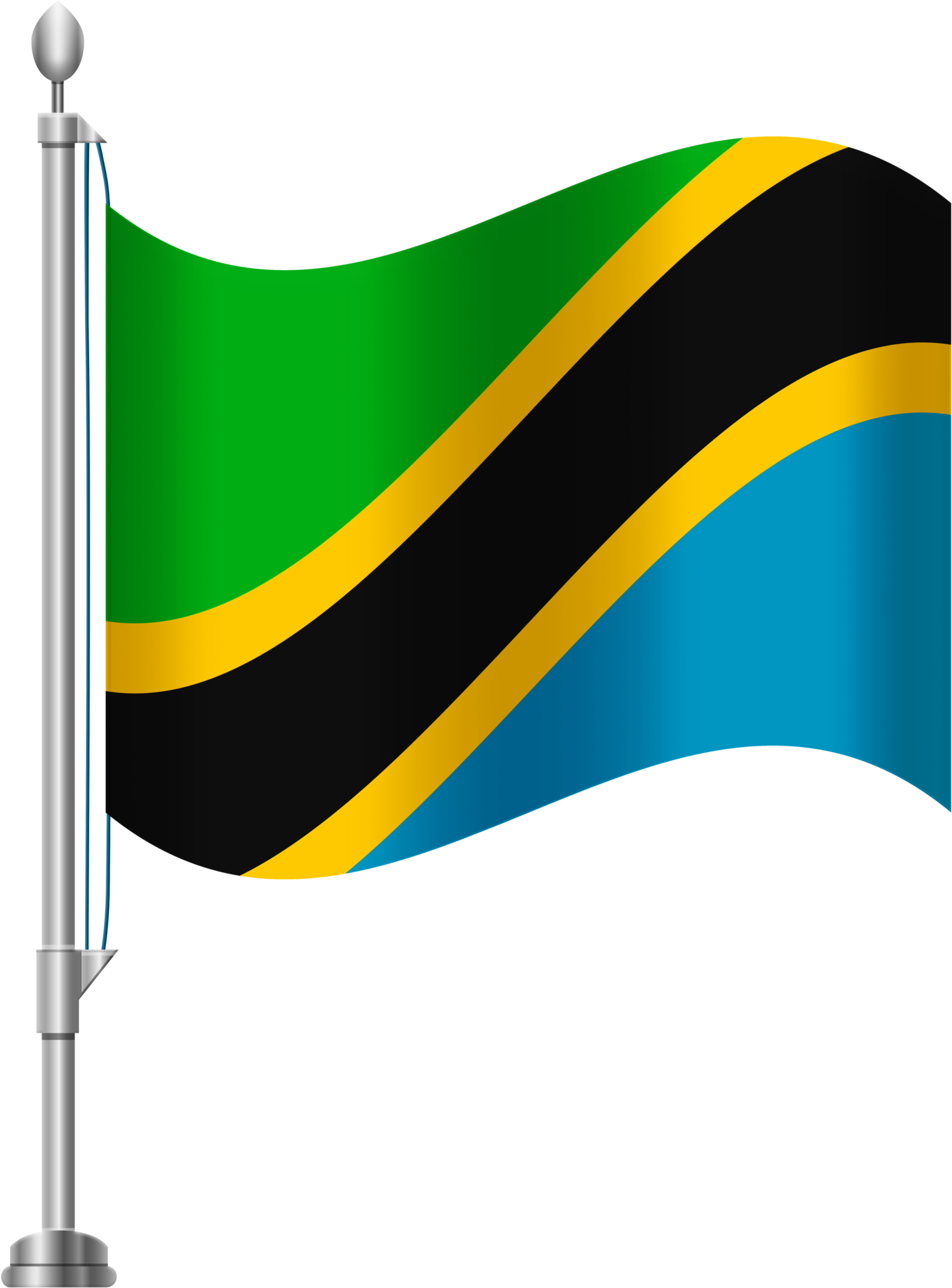 Tanzania Flag Png Clipart (1536x2000), Png Download