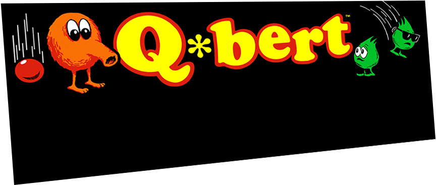 Q Bert Clipart (900x393), Png Download