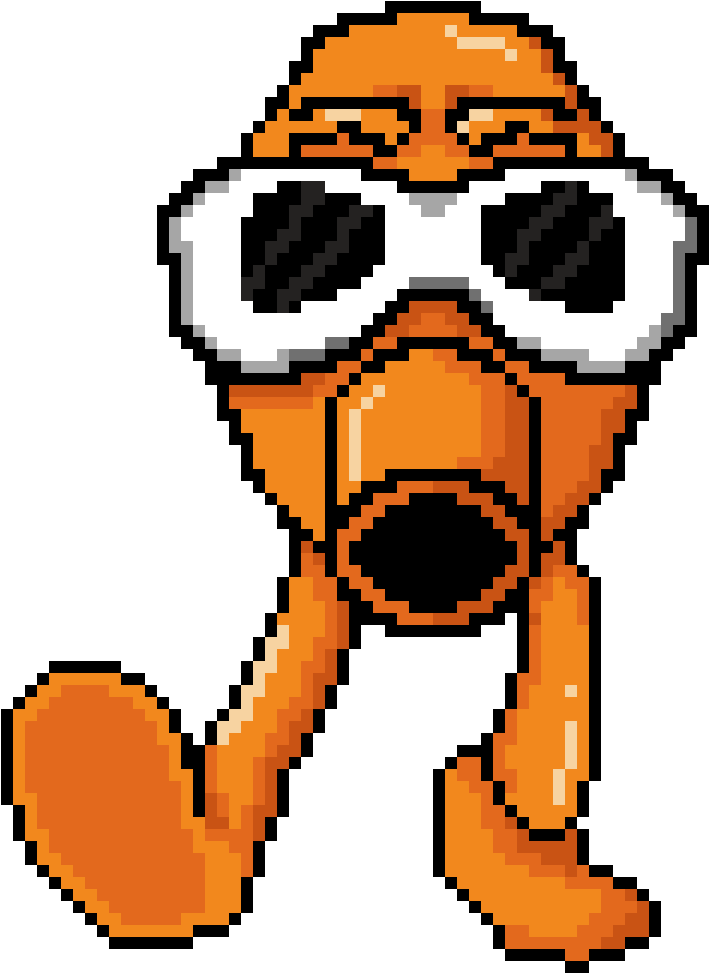 Weird Qbert Clipart (1200x1200), Png Download