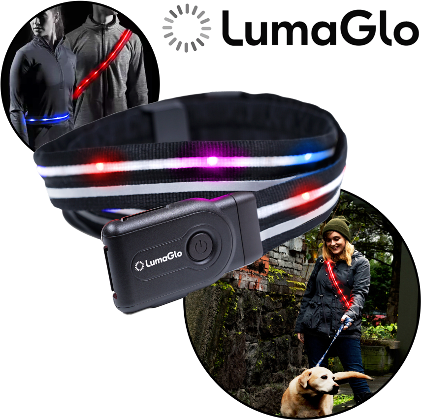 Lumaglo Led Crossbelt - Headphones Clipart (864x864), Png Download
