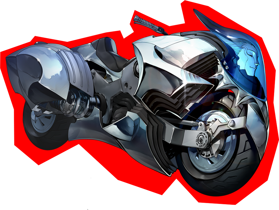 Joanna - Persona 5 Makoto Bike Clipart (931x702), Png Download