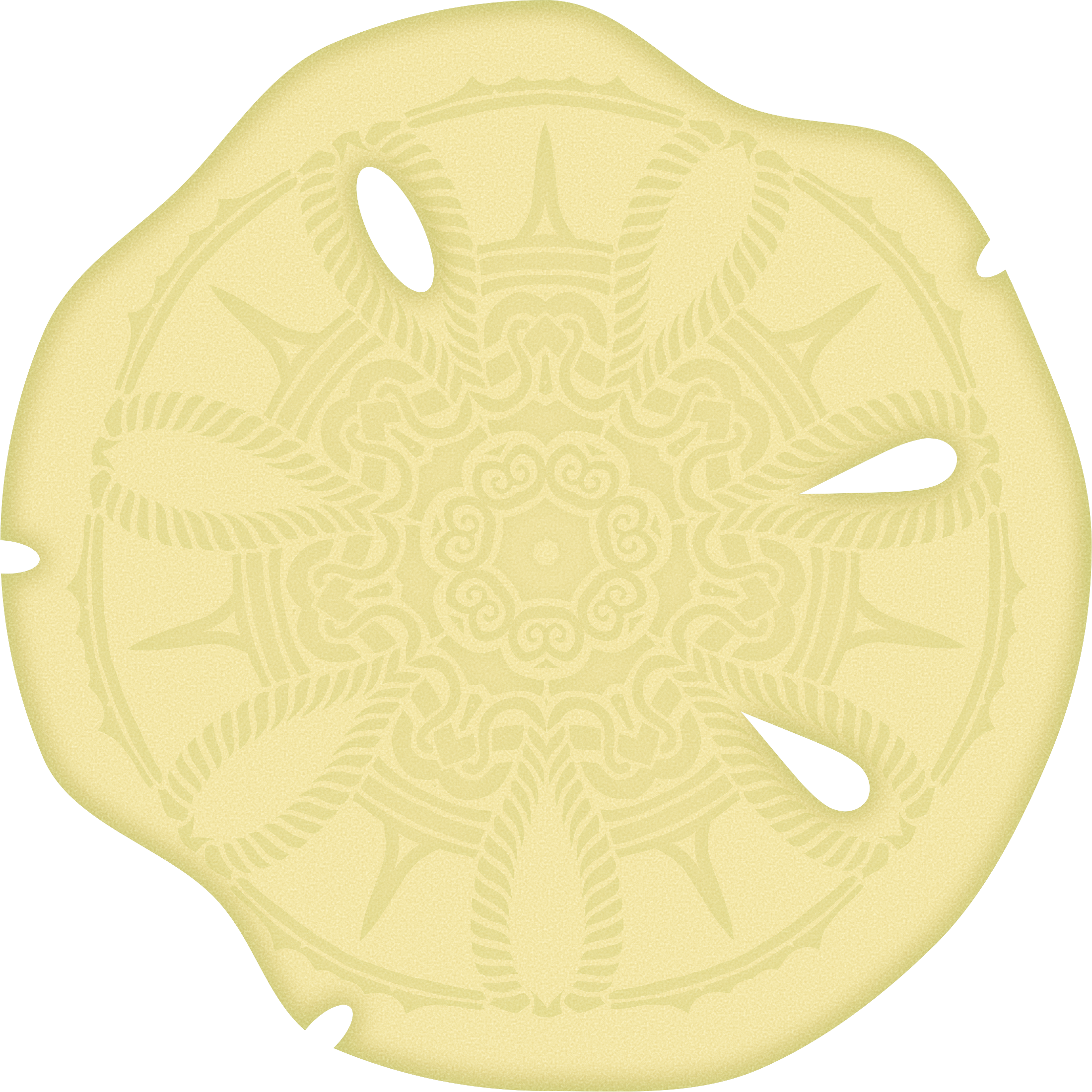 This Free Icons Png Design Of Sand Dollar Skeleton - Circle Clipart (2200x2201), Png Download