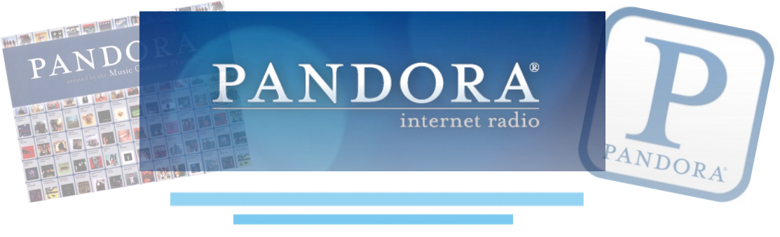 Pandora Radio Icon Clipart (1113x339), Png Download