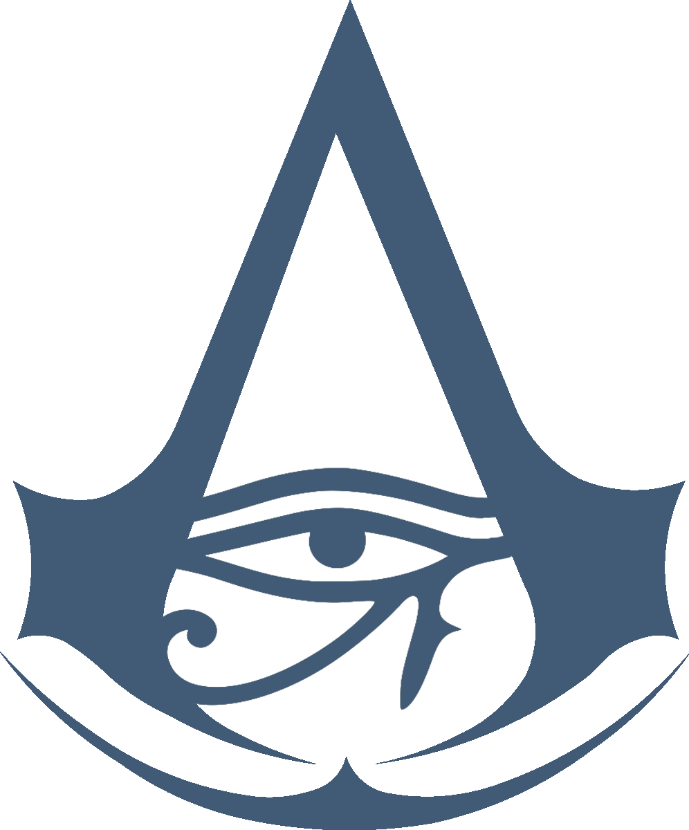 Drawn Symbol Assassins Creed - Assassin's Creed Origins Logo Clipart (996x1200), Png Download