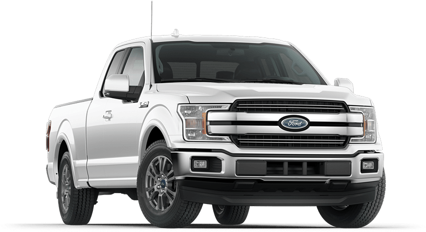 White Platinum - 2018 F150 Supercab Xlt Clipart (1000x500), Png Download