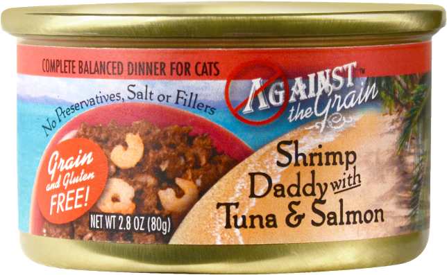 Against The Grain Shrimp Daddy With Tuna And Salmon - Convenience Food Clipart (735x489), Png Download
