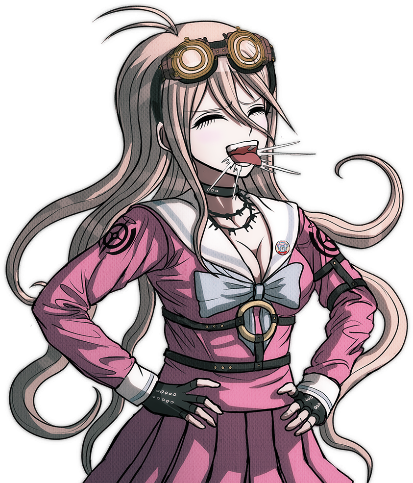 View Samegoogleiqdbsaucenao Laughing Miu , - Miu Iruma Transparent Sprites Clipart (843x985), Png Download