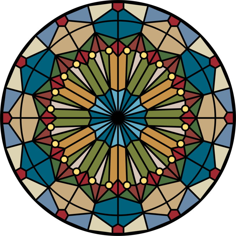 Transparent Glass Stain - Stained Glass Clipart Png (750x750), Png Download