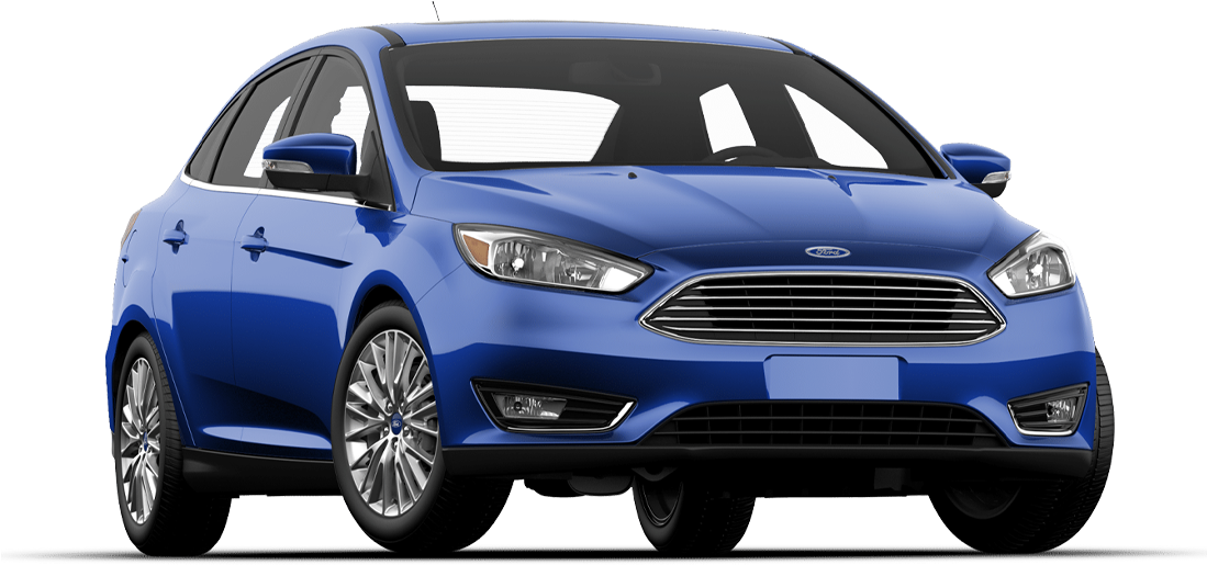 Ford Focus - 2018 Blue Ford Focus Clipart (1440x810), Png Download