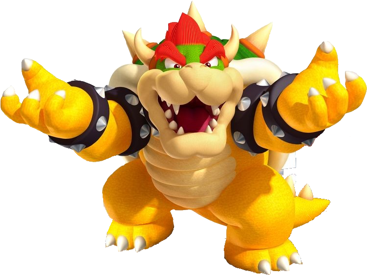 Bowser Png Image - Browser Do Mario Png Clipart (838x612), Png Download