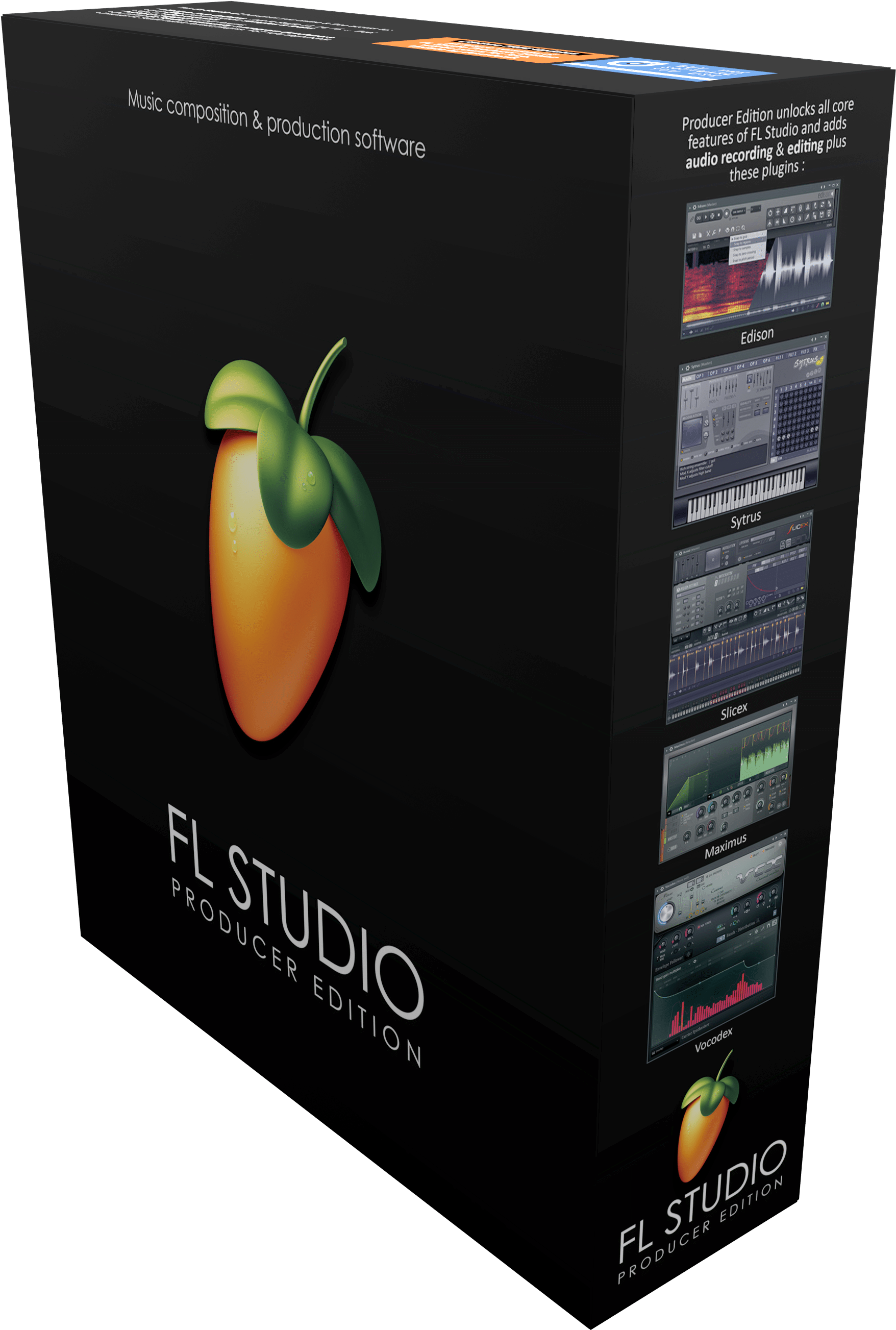 Fl Studio 12 Crack - Fl Studio Producer Edition Clipart (1986x2795), Png Download