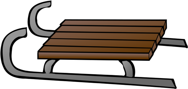 Snow Sled - Sled Clipart - Png Download (700x700), Png Download