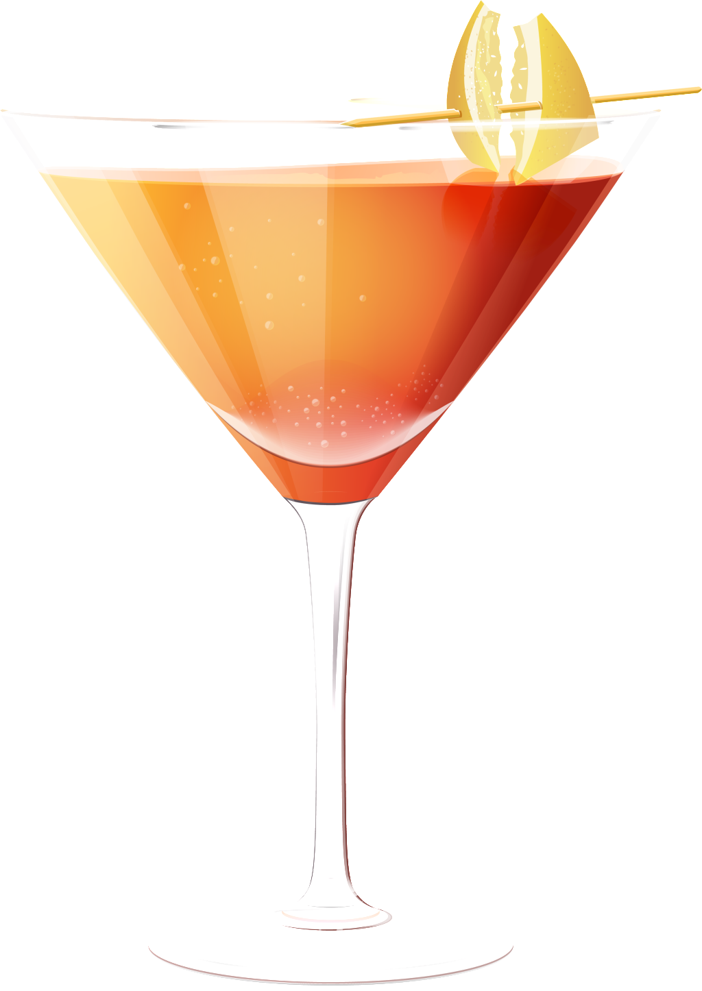 Hand Painted Summer Drink Transparent Drink Png - Martini Glass Clipart (1024x1446), Png Download