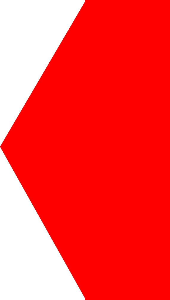 Red-shapes - Red Flag Clipart (510x900), Png Download