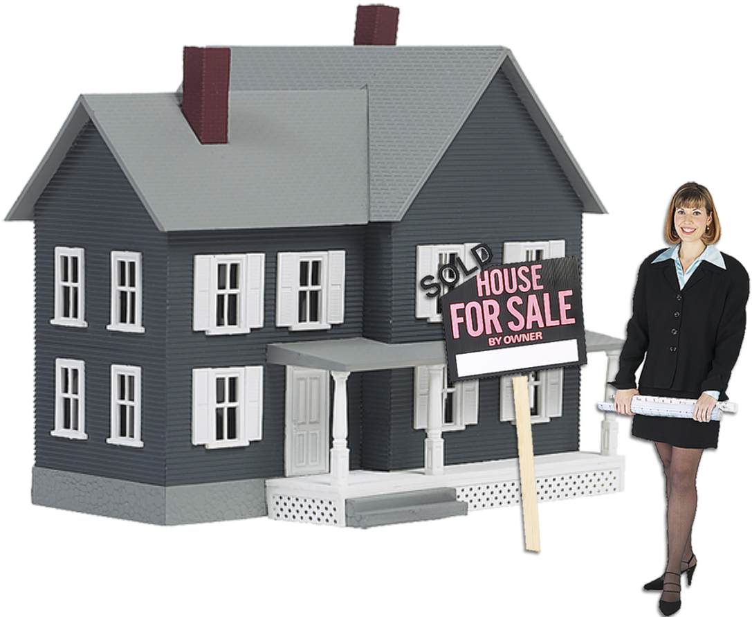 Realty House Sell - House For Sale Png Clipart (1280x905), Png Download