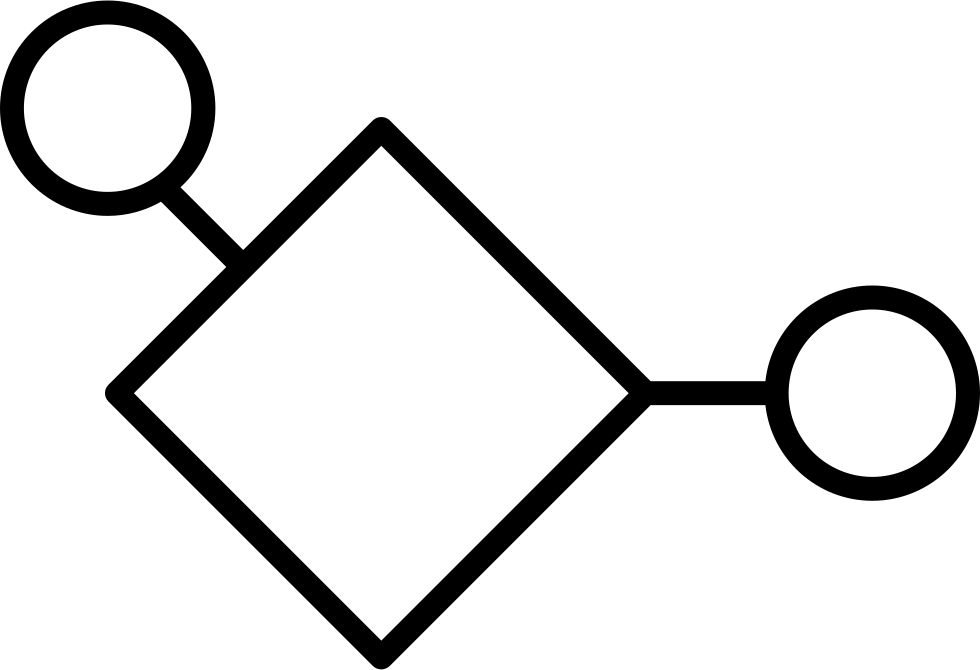 Diamond With Small Circle Outlines Comments - Circle Clipart (980x670), Png Download