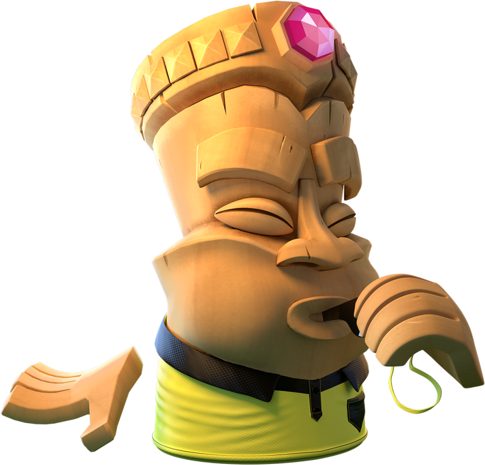 02 Character Aloha Whistle Goalsmashpromo Thumbnail - Illustration Clipart (1024x995), Png Download