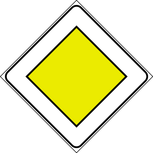Diamonds Clipart Road Sign - Sign - Png Download (600x600), Png Download