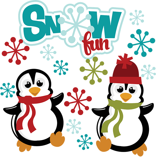 Svg Royalty Free Library Fun Clipart - Winter Fun Clip Art - Png Download (648x654), Png Download