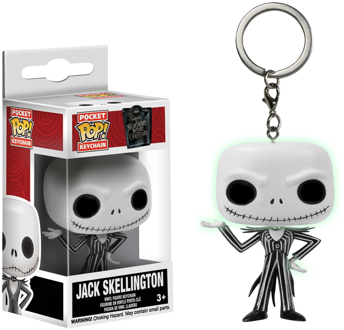 Funko Pop Vinyl - Funko Pop Keychain Jack Clipart (700x679), Png Download