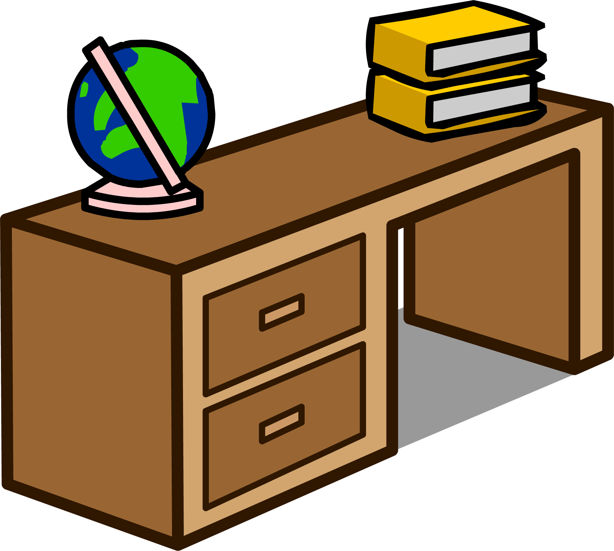 Image Desk Change Clipground Filestudent Sprite Png - Clipart Desks Png Transparent Png (1963x1762), Png Download