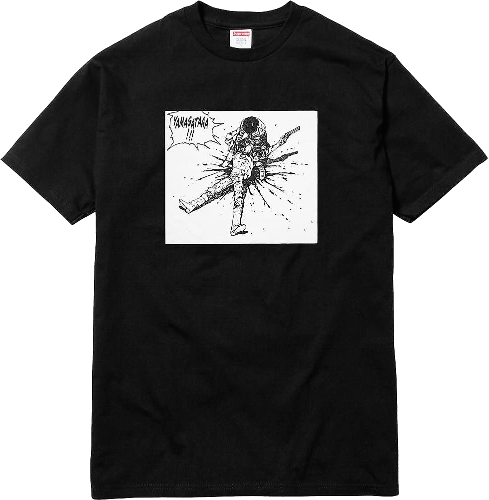 Supreme X Akira Yamagata Tee // Black Black Box, Large - Supreme Vampirella Tee Clipart (1000x1000), Png Download