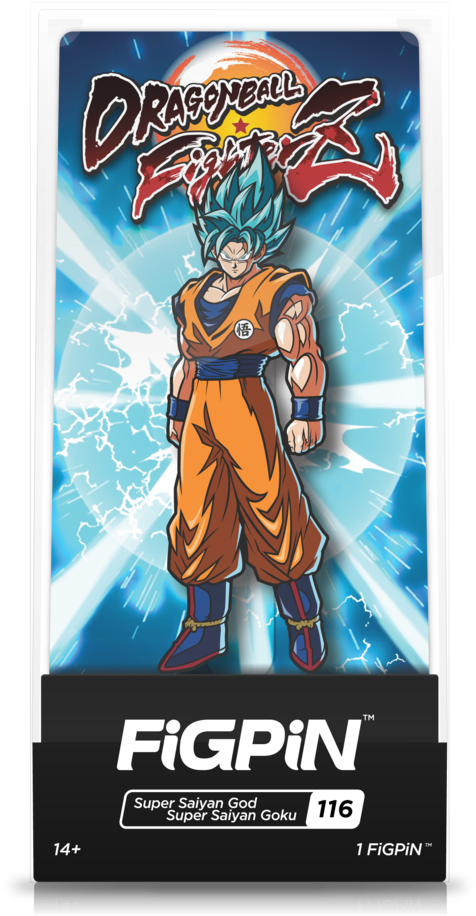 Figpin Dragon Ball Fighterz Super Saiyan God Super - Dragon Ball Super Figpin Clipart (585x1024), Png Download