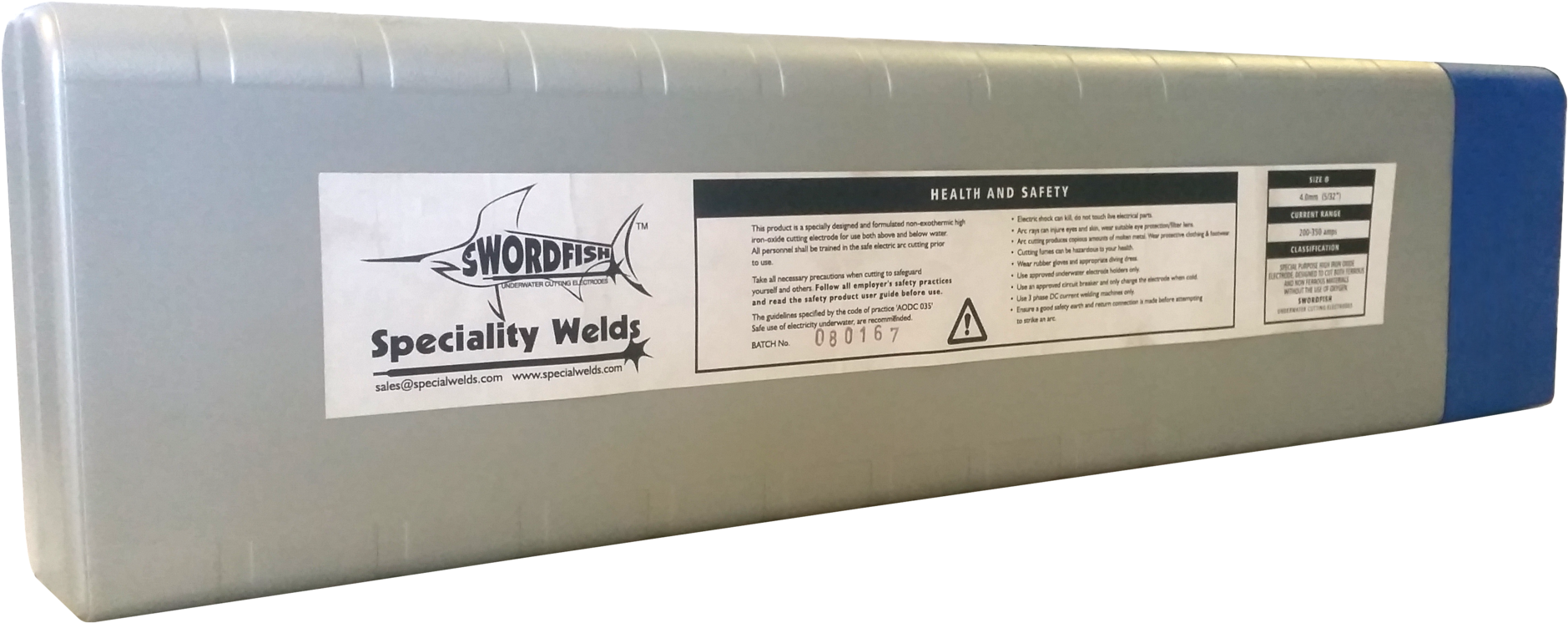 Swordfish Underwater Arc Cutting Electrodes Wwsc40 - Skipjack Clipart (1879x746), Png Download