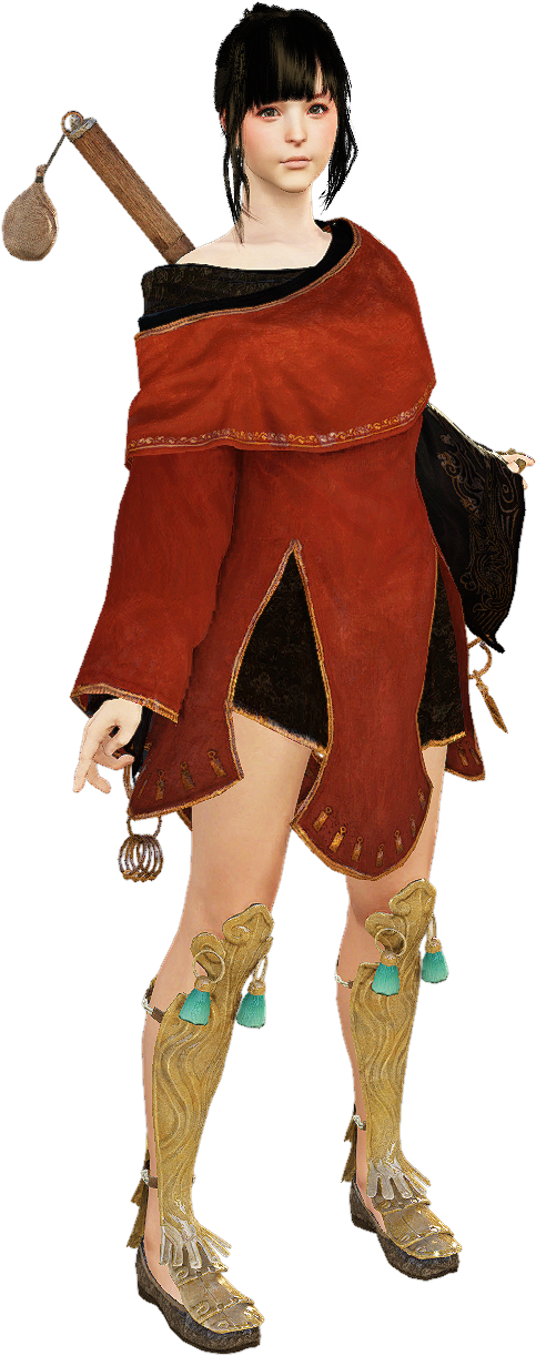 720 X 1316 12 - Black Desert Character Render Clipart (720x1316), Png Download