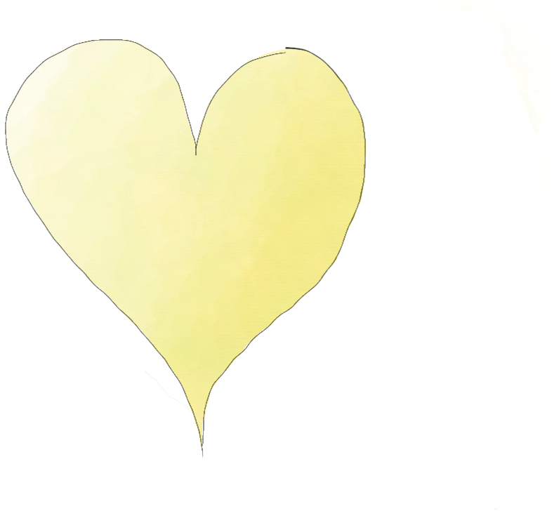 Yellow Heart - Heart Clipart (1024x768), Png Download