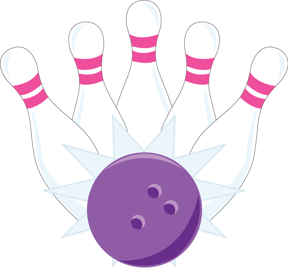 Bowling Clipart Png Clipart Free Download - Pink Bowling Ball Png Transparent Png (1002x931), Png Download