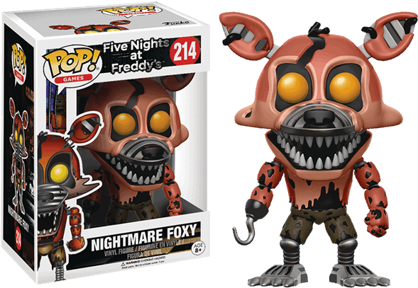 1 Of - Fnaf Funko Pop Nightmare Foxy Clipart (600x600), Png Download