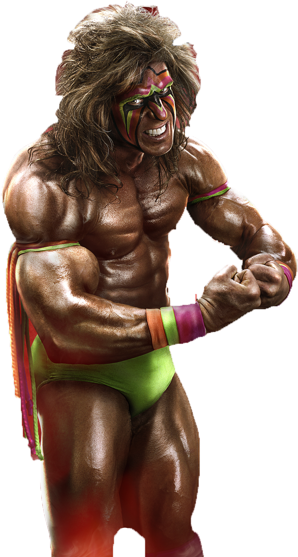 The Ultimate Warrior Png Transparent Image - Wwe 2k Pre Order Clipart (672x1190), Png Download