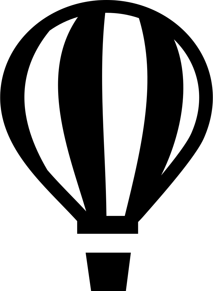 Download Image Black And White Balloons Svg Png Air - Hot Air Balloon ...