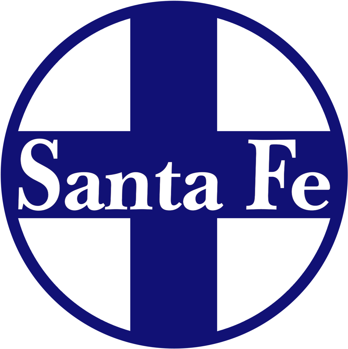 Atchison Topeka And Santa Fe Railroad Logo Clipart (1200x1165), Png Download
