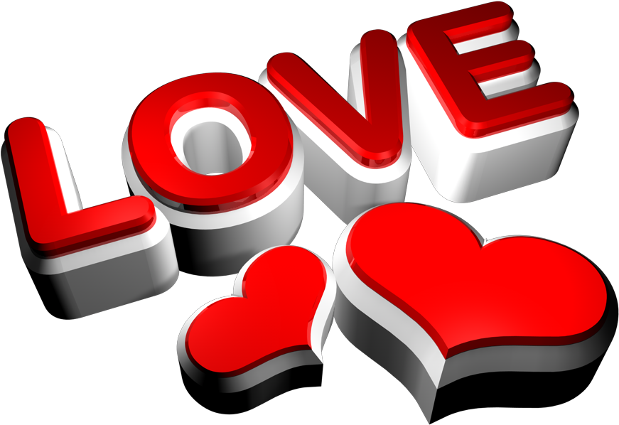 3d Love Render - Png Love Clipart (1280x720), Png Download