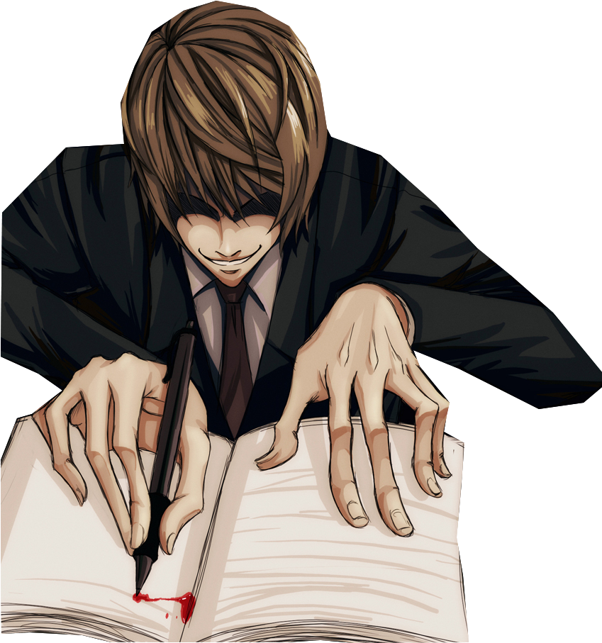 Death Note Images Death Note Hd Wallpaper And Background - Light Yagami Png Clipart (963x974), Png Download