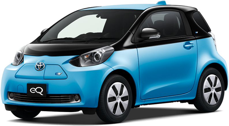 Toyota-eq - Toyota Ev Electric Car Clipart (1024x450), Png Download