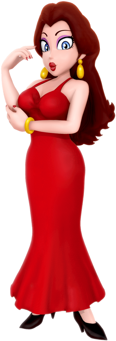 Pauline Super Mario Odyssey - Mario Pauline 3d Model Clipart (1200x1200), Png Download