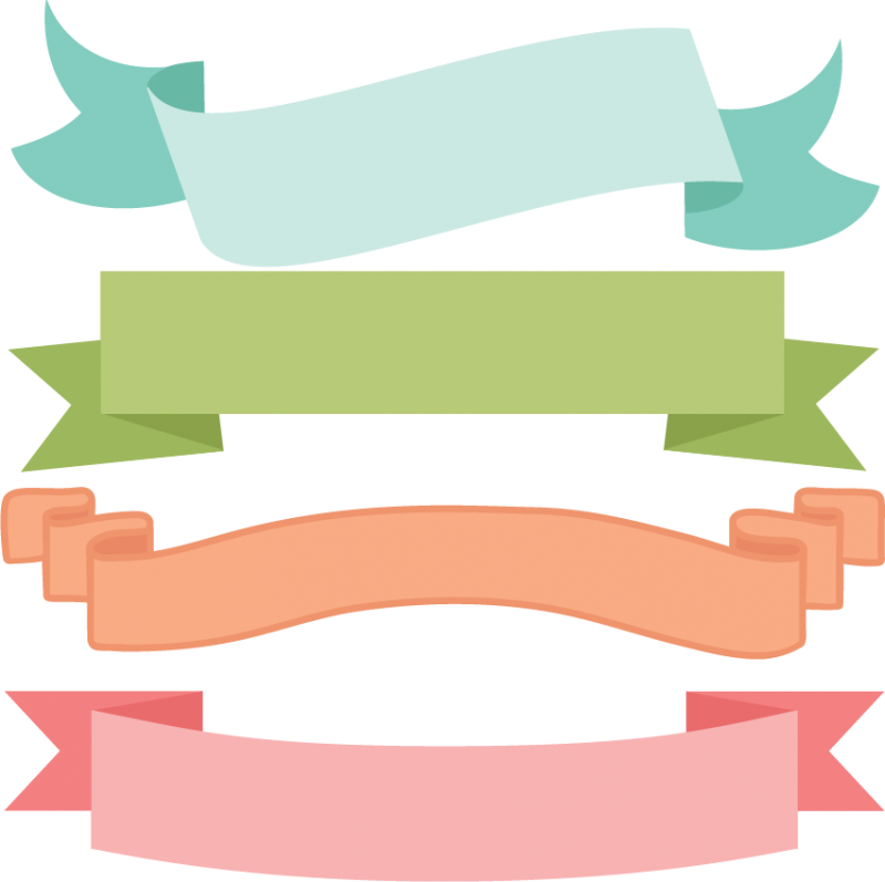 Free Snowflake Banner Clip Black And White Library - Cute Banner Clipart - Png Download (800x797), Png Download