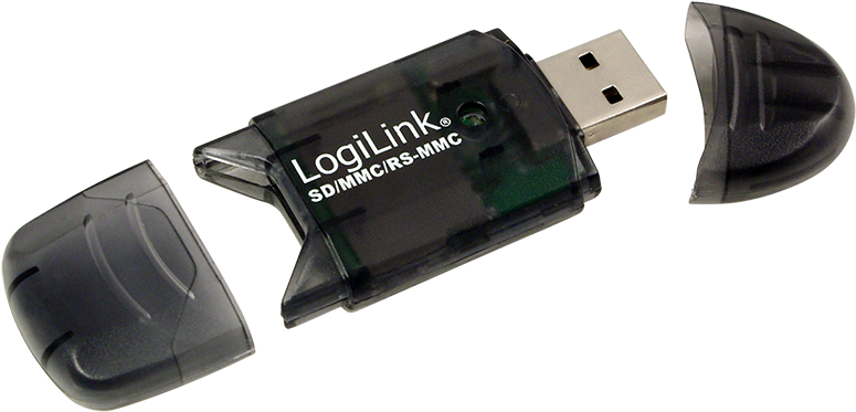 Product Image (png) - Logilink Cardreader Usb 2.0 Stick External Clipart (800x800), Png Download